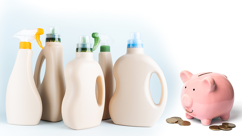 Precio de detergentes ecológicos